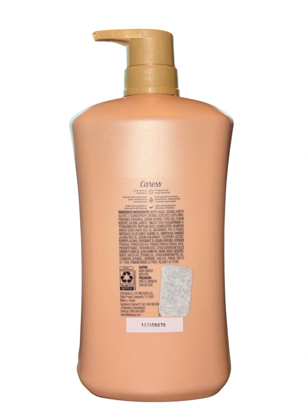 Caress Daily Silk Body Wash White Peach Orange Blossom 30 oz